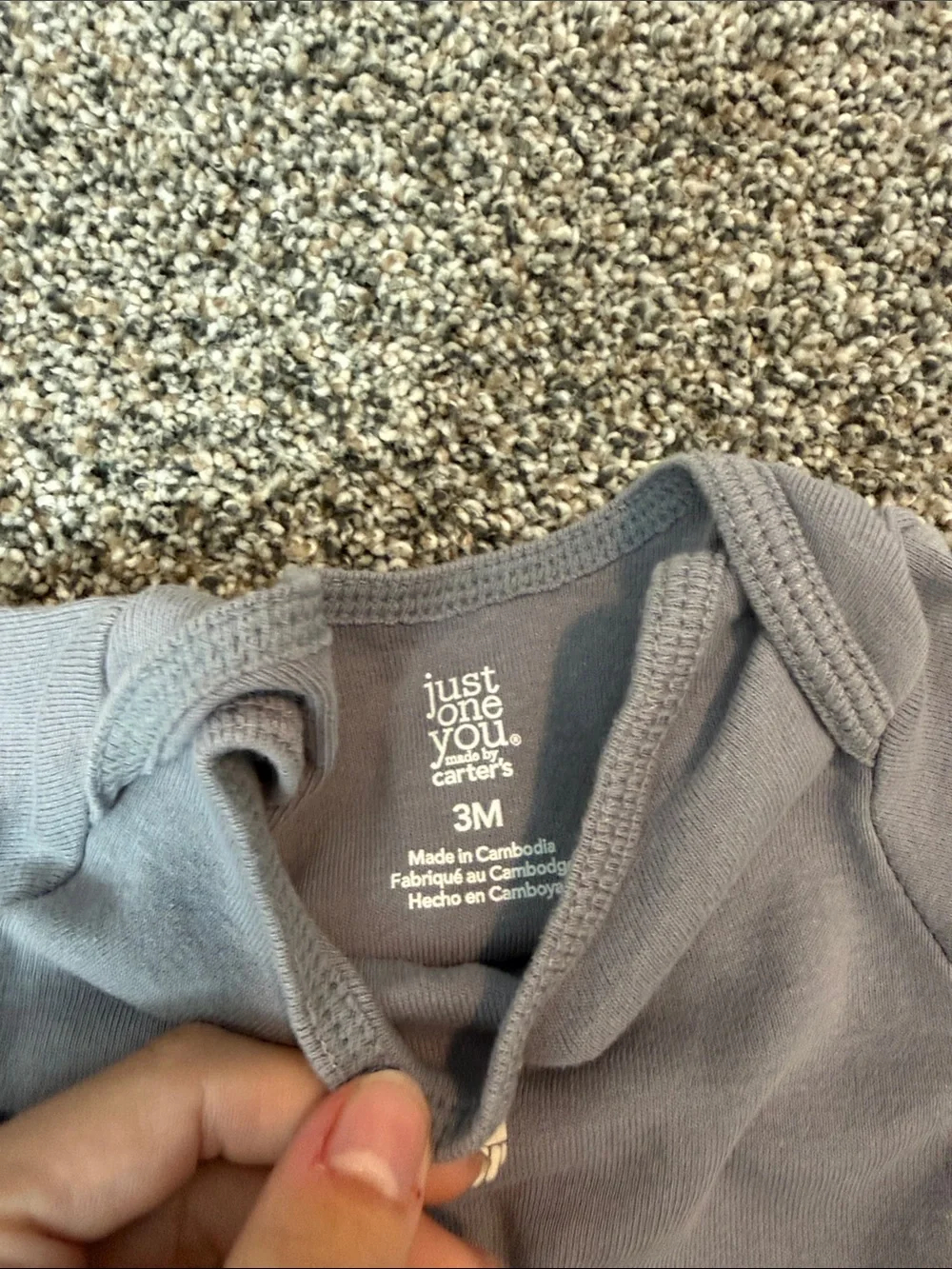 Gray 'Mommy's Whole World' Baby One-Piece Bodysuit